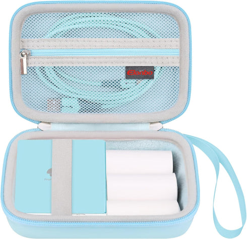 Carrying Case for Phomemo M02 Label Maker, Pocket Printer Mini Sticker Printer, Bluetooth Inkless Thermal Photo Printer