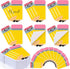 Janlaugh 48 Pads 1440 Sheets Teachers Sticky Notes, Pencil Shaped Note Pads, Cute Self Adhesive Memo Pads for Kids