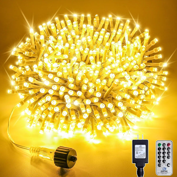 Soagrc132FT 400 LED Warm White String Lights, 8 Modes Fairy Lights with