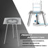 12 Inch Tripod Stand with 4 Pcs Mesh Screen, Cast Iron Removable Legs for Bunsen Burner Lab Equipment