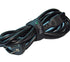 Adjustable and Reusable Hook and Loop Cinch Straps - 10 Pack (12" x 0.8", Black)
