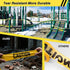 1 3 Inch 1000FT SWRT Roll Premium Yellow Caution Tape, x Bright Hazard Tape with Bold Black Text for Danger