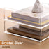 SANRUI 2 Pack Acrylic Paper Tray Organizer for Desk, Stackable File Organizer for Letters, Documents, and Magazines