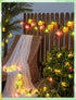 8.5Ft Summer 10 Beach Hawaiian String Lights Outdoor with LED Flamingo Pineapple Palm Tree Lights, Plug in Tropical