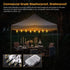 LED Canopy and Umbrellas Lights, 23 Ft Outdoor String Lights with 8LED C7 E-12 Bulbs, Waterproof