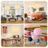 WOLEILEJIN set 2, 12"x12'' White Round Paper Lantern Lampshades of Small Paper Lanterns Pendant Light Shades, Chinese