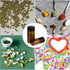 PATIKIL 2ml Amber Glass Vials, 100 Pack Leak-Proof Sample Vials with Screw Cap for Lab Storage