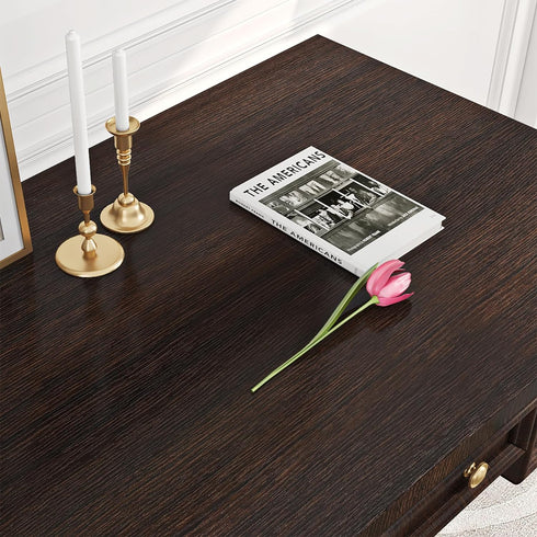 17.7x276 Countertops Counter ReWallpaper Brown Wood Contact Paper Thick Walnut Wood Grain Peel and Stick Kitchen