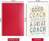 Bewoow Thank You Coach Card - Appreciation Greeting for Basketball, Soccer, Wrestling, or Any Sports Coach