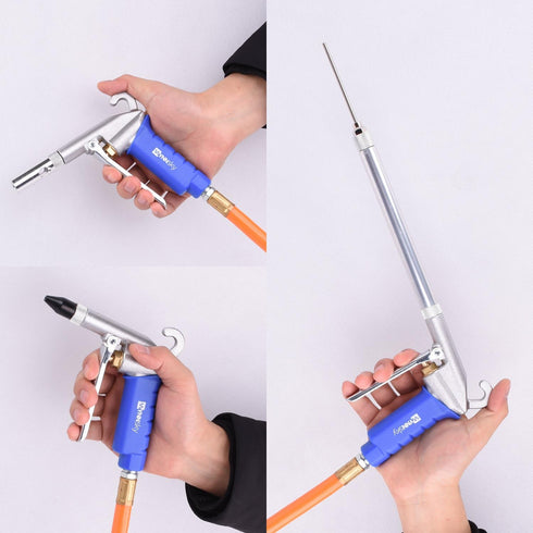 WYNNsky High Flow Air Blow Gun with 9 PCS Blower Tips, 120PSI Working Pressure Air Compressor Accessories Kit