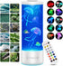Jellyfish Lamp with Bluetooth Speaker,12 White Noise Changing Night Light,Sensory Aquarium LED