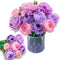 Flower Pens Gifts, 15 Pcs Artificial Mixed Rose Pens for Valentine's Day, Birthday, Wedding, Office Supplies