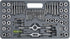 60pcs SAE & Metric Tap and Die Set, Rethreading Tool Kit for Cutting External and Internal Threads