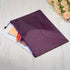 PATIKIL 2 Pack Waterproof Zipper File Bags - B4 Document Storage Folders for Office Travel, Purple