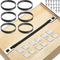 6 Set Drawer Repair Kit with Support Brackets and Screws for Reinforcing Broken Sagging Wood Drawers