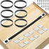 6 Set Drawer Repair Kit with Support Brackets and Screws for Reinforcing Broken Sagging Wood Drawers