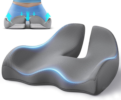 Benazcap X Large Memory Seat Cushion for Office Chair Ergonomic Cushions Pad