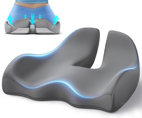 Benazcap X Large Memory Seat Cushion for Office Chair Ergonomic Cushions Pad
