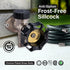 6 Inch 1/2" 3/4" Midline Valve Frost-Free Anti-Siphon Sillcock with Vacuum Breaker Chrome-Plated Brass, Lead-Free