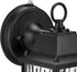 650 3000K Maxxima LED Porch Lantern Outdoor Wall Light, Black with Clear Water Glass, Photocell Sensor, Lumens, Dusk