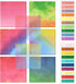 BAYTORY 500 Sheets Transparent Sticky Notes, 3 x 3 Glitter Clear Memo Pads, Self-Stick Index Tabs for Bible Accessories