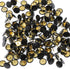 VAPKER 200 PCS Black Plastic Round Head Thumb Tacks