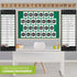 Yeaqee 55 Pieces Eucalyptus Bulletin Board Set, Farmhouse Greenery Alphabet and Number Cards for Classroom Wall Decor