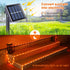 66 200 JMEXSUSS Orange Halloween Solar Lights, ft LED Rope Lights Outdoor Waterproof, PVC Tube Orange Christmas String