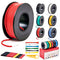 22 AWG Stranded Wire Kit Silicone Coated Copper Wires 22 Gauge Pre-Tinned