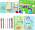 Teacher Sticky Note A5 Notebooks Pens Stationary Set: Teacher Appreciation Gift, Spiral Notebooks, Black Gel Pen,