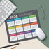 Akcdone 2026 Mouse Pad Calendar,Computer Mouse Pads Calendars Non-Slip Rubber Desk Mat Mousepad Gaming Office Keyboard