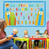 Summer Classroom Bulletin Board Decorations - Surfboard Surfing Paper Cutouts for School Supplies