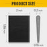 Zonon 16 Pieces Door Corner Seal Weatherstripping - Adhesive Corner Pads for Draft Protection (Black)