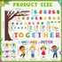 Pasimy Student Diversity Bulletin Board Sets - Boho Classroom Decor with Rainbow Equality Tree Handprint Cutouts