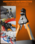 Automatic Wire Stripper, 3 IN 1 Self Adjusting Stripper/Cutter/Crimping Tool for 8-18 AWG Solid and Stranded Wire