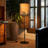 GUZEIR set 2, 9.8" 9.8" 11.8" Deer Linen Tall Drum Lampshade of Top x Bottom x High Lamp Shade, Lamp Shade Replacement