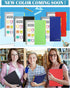 Spiral Notebook, 5 Subject College Ruled with Dividers, Pocket Tabs, Ruler, 100 Sheets, 200 Pages, 8.5''x11'' Lime