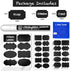 Chalkboard Labels for Jars, 162pcs Waterproof Reusable Stickers with Erasable Liquid Chalk Marker