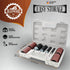 DCT 1/4 Inch Drive Drill Press Sanding Drum Kit, Rubber Sanding Drums (0.5-1.5 Inch) and Spindle Sander Sleeves, 20pc