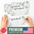 Hadley Designs 25 Geometric Greenery Blank Certificates for Small Business, Paper Voucher for Massage, Hair & Nail