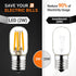 BlueStars E17 T7 LED Light Bulb, 2W 120V (25W Equivalent), Energy Saving, 2700K Warm White, 220lm, 3 PACKS