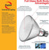 PAR38 Bulbs, 120W Dimmable, 2-Pack Explux Full Glass Outdoor Flood Green Light Equivalent Direct LED Color Emission