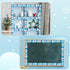 65ft Set BeYumi Snowflake Bookshelf Border Trim - Winter Snowflake Books Rolled Border Trim Christmas Gray Blue