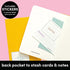 PAPERAGE Lined Pocket Journal Notebook, 3 Pack, (Navy, Light Grey, Burgundy), 160 Pages, Small, 3.7 x 5.6 inches