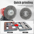 8-Inch Wire Wheel for Bench Grinder, 0.012 Carbon Steel Wire, Bench Wire Wheel Brush with 5/8" & 7/8" Arbor Hole, for