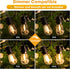 36FT 13 S14 Bulbs(1 2700K Dimmable GvvooHome LED Outdoor String Lights Patio Lights with Shatterproof Replaceable