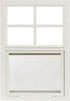 18x27 (1-Pack) Shed Windows | Sliding Windows with Tempered Glass & Screens | Flush Mount, Brown Aluminum Frames