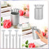 Pen Holder with 6 Pcs Bling Diamond Pens, Glitter Desk Organizer for Women Girls Classroom Offices