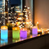 3PCS NICEME Rechargeable Color Changing Candles with Remote Timer USB Cable LED Multi Colored Flameless Candles Battery