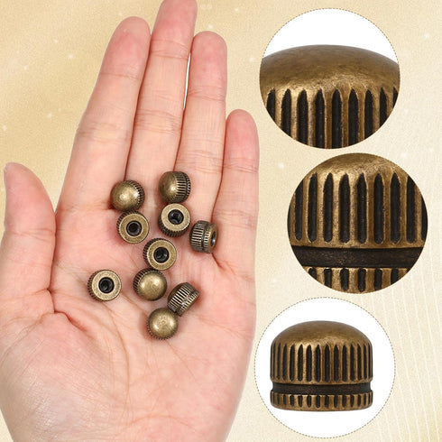 Zelphvt M4 8 Lights0.43 0.31in Screw Caps for Light Fixture Pcs Threaded Cap Nuts Ceiling Light Screw Cap Cover Lamp